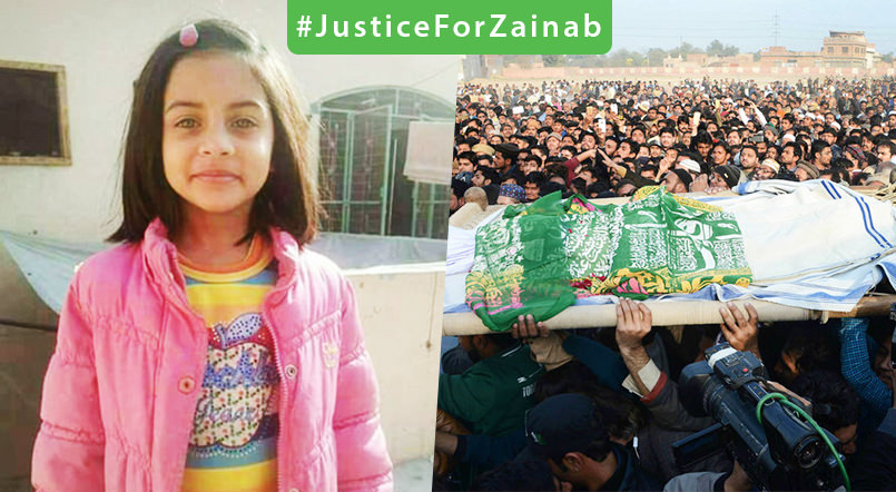 #JusticeForZainab -Zainab Ansari - 7 Year Old Raped & Murdered Brutally