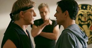 A still from Cobra Kai Season 2 trailer