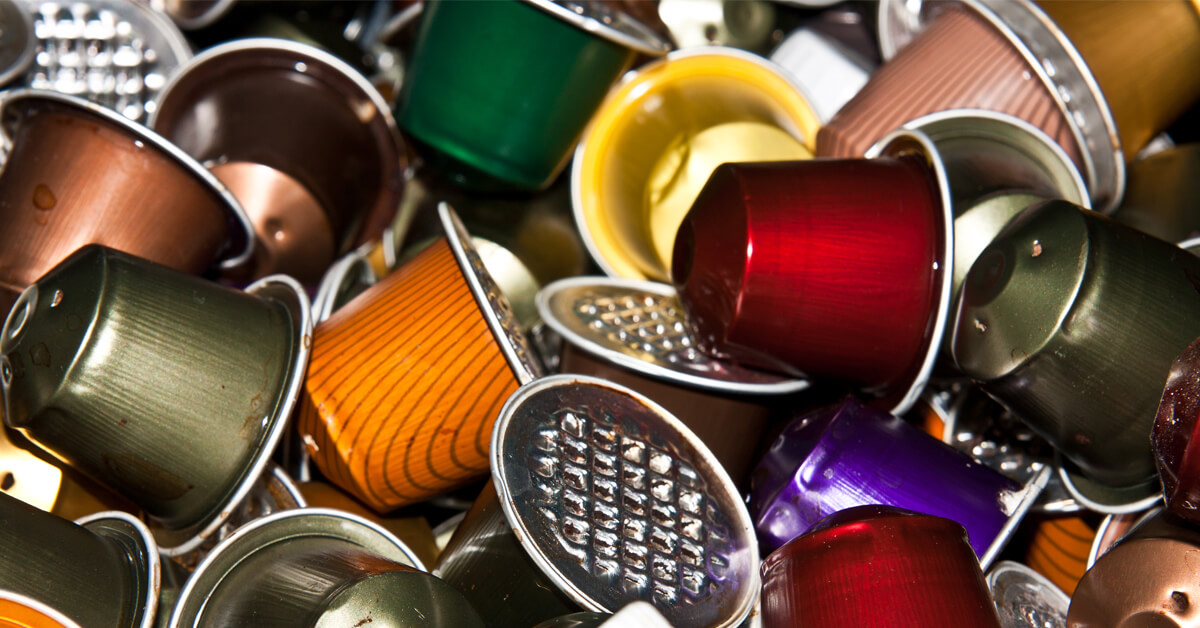 Hamburg, Germany banned plastic coffee pods