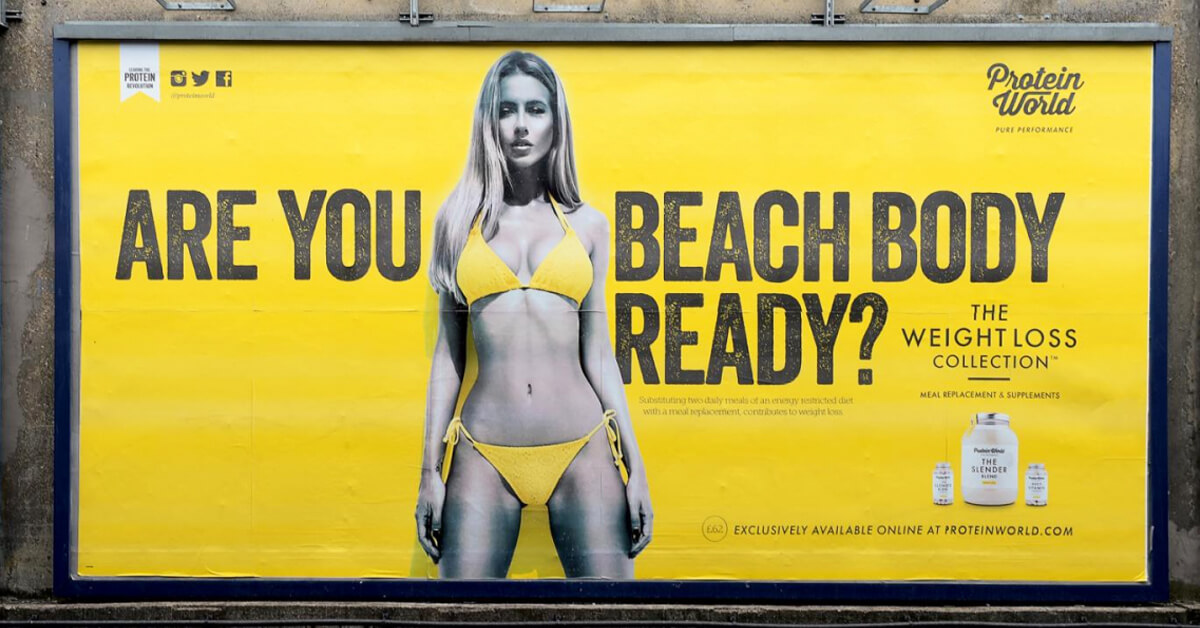 London Banned Body-Shaming Ads on Public Transport