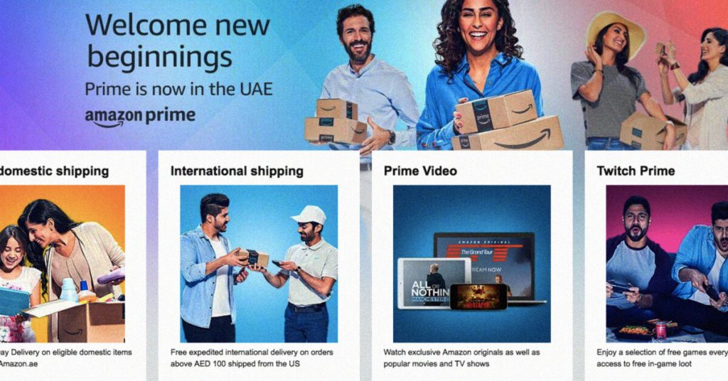 Amazon Prime now available in the UAE