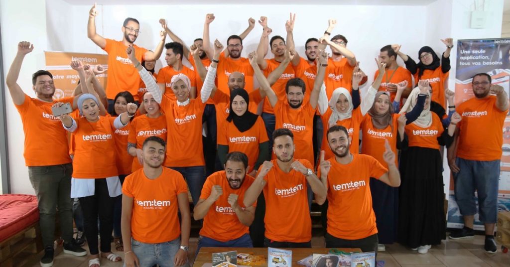 temtem ride-hailing startup from Algeria