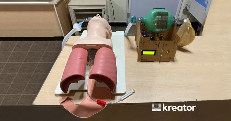 Kreator 3D Develops an indigenous ventilator in collaboration with SRM IST and Rizel Automotives