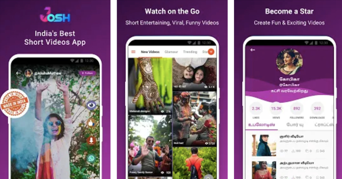 Dailyhunt launches Josh, a short video app like TikTok