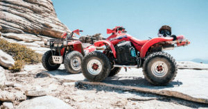 stylish roof box ATV