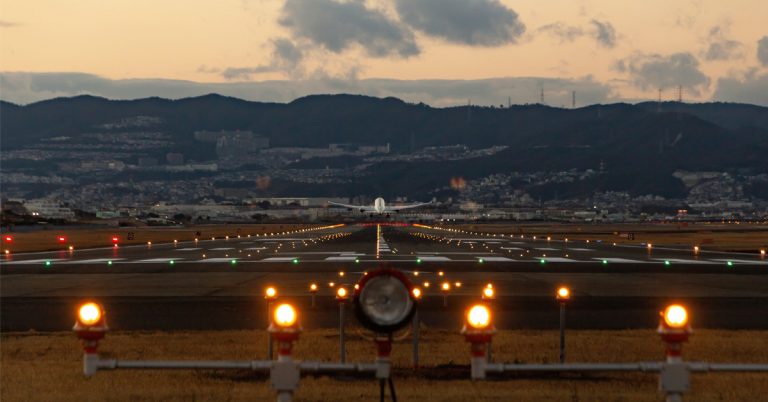 types airplane lighting