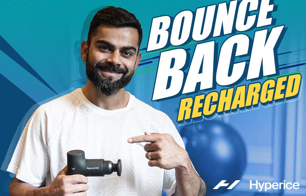 Virat Kohli joined Hyperice, a global wellness brand both as an investor and ambassador.