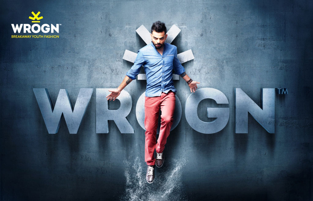 In 2014, Kohli launched Wrogn as a young men's casual apparel brand in Mumbai in association with Universal Sportsbiz (USPL).