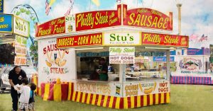 List best foodstuffs funfairs