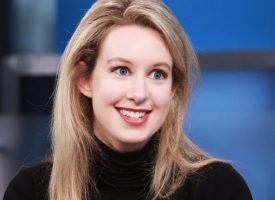 Convicted Elizabeth Holmes, founder of Theranos. top 10 biggest corporate frauds in history