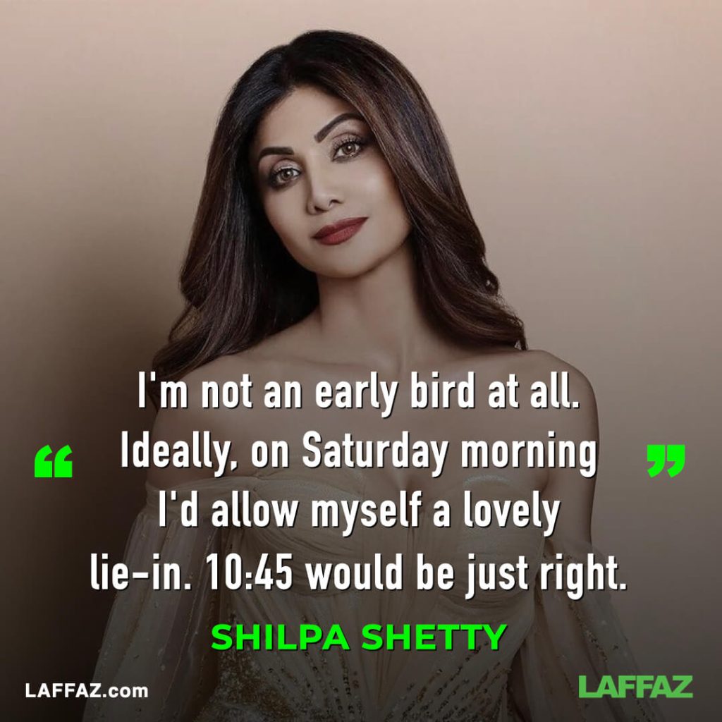 Inspiring Shilpa Shetty of Bollywood