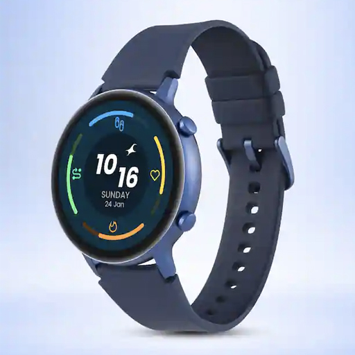 This watch is meticulously designed with features like Bluetooth calling, stress monitoring, and fitness monitoring that will help you stay on top of your game. 