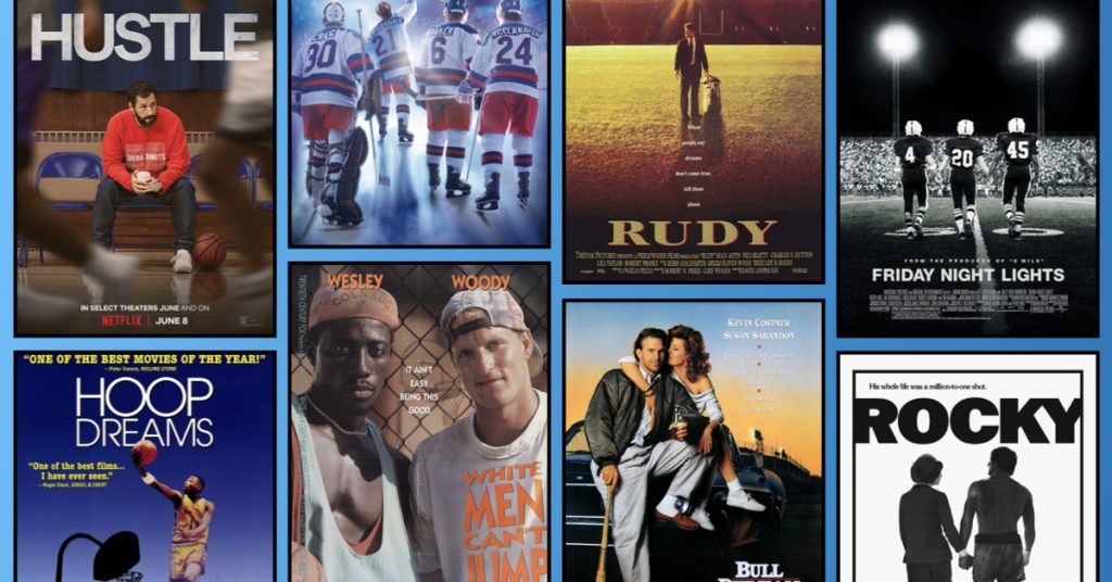 Sports is such an important part of the culture in the United States, and movies have played a big part in that as well.