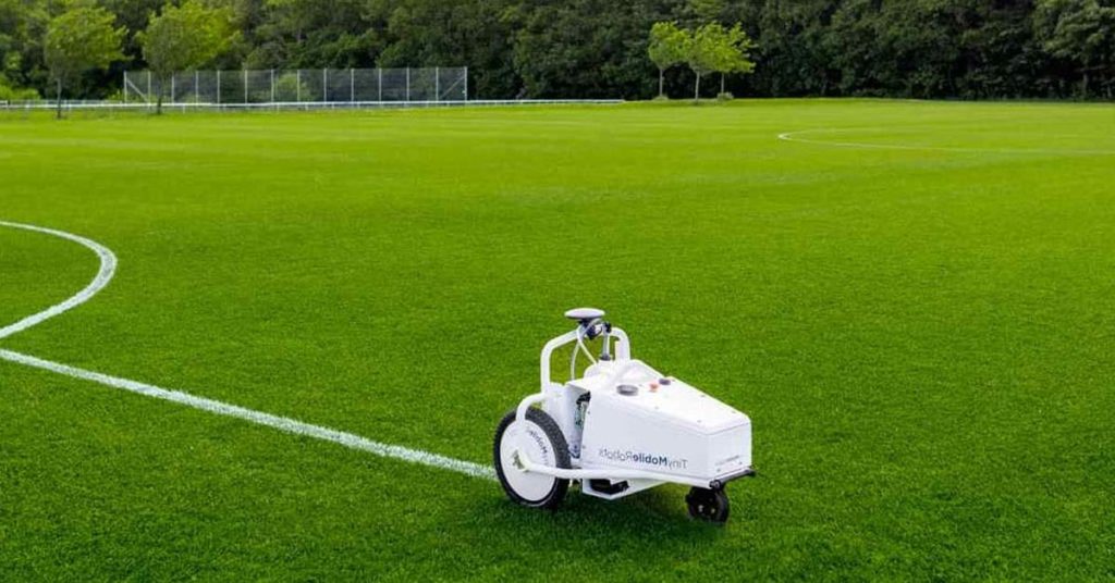 Field marking has come a long way from the days of lime, chalk, and oil-based paints which were previously used to mark the lines on sports fields.
