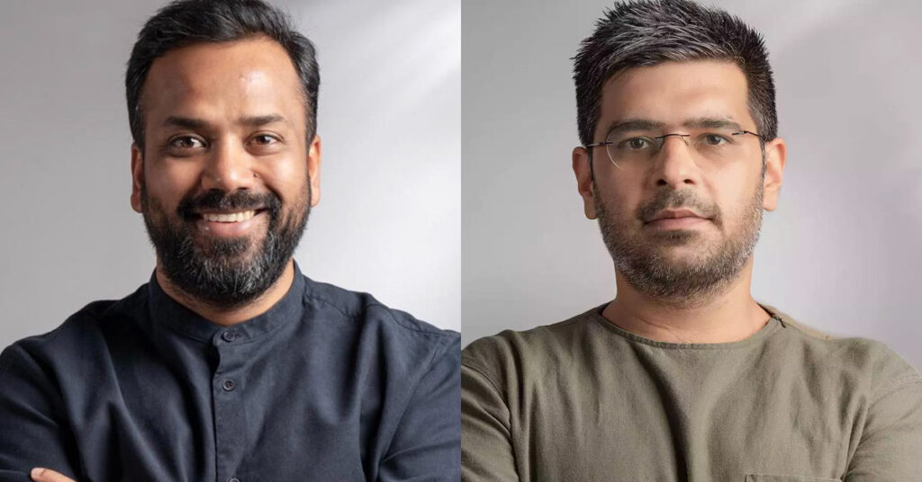 Co-founders of DailyObjects: Pankaj Garg on the left and Saurav Adlakha on the right