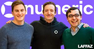 Numeric co-founders: Andrew Bihl on left, Parket Gilbert in middle, and Anthony Alvernaz on the right