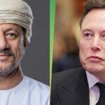 OIA Chairman Abdul Salam Al-Marshadi in the left and Elon Musk in right