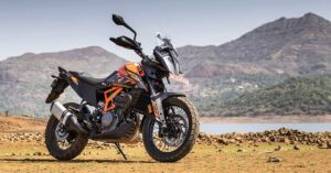 A picture of KTM adventure bike