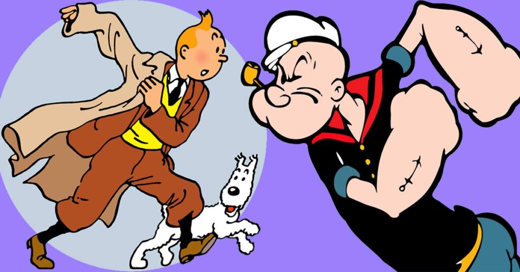 TinTin and Popeye