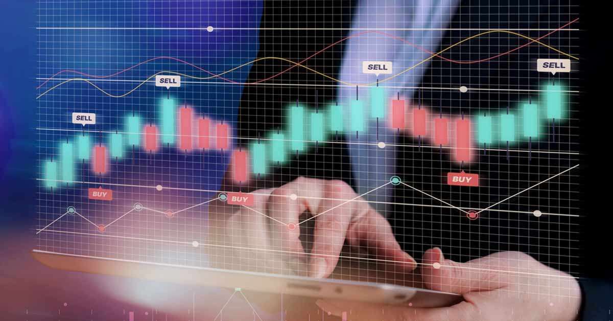 A stock price 'Buy-Sell' illustration.