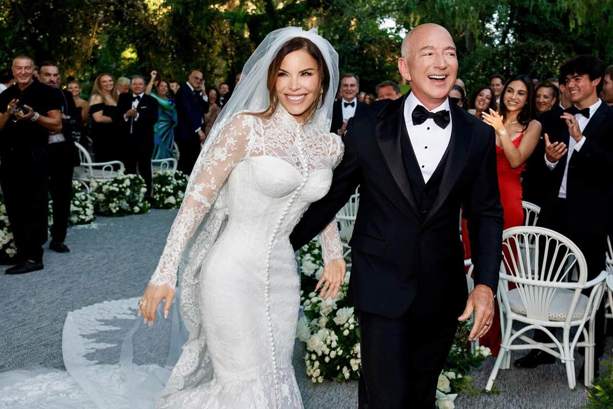 jeff bezos lauren sanchez venice wedding 2025