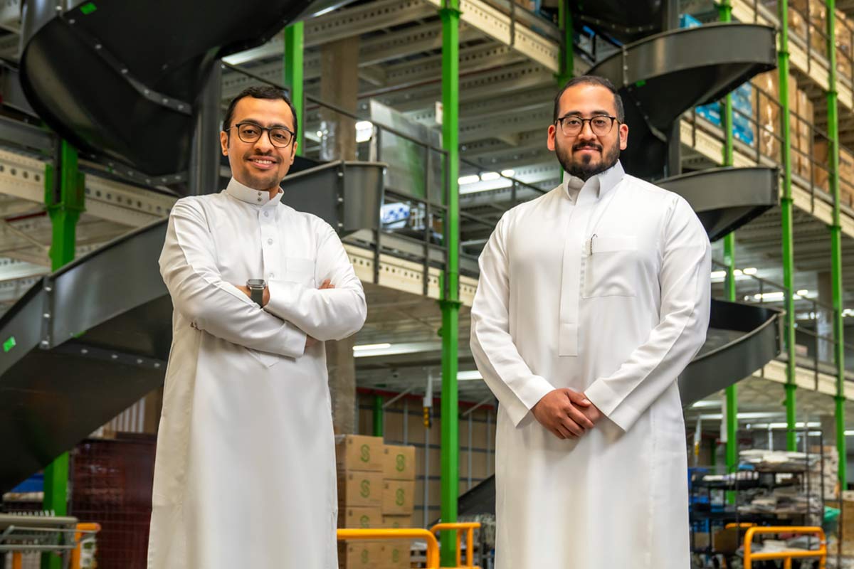 Salasa CEO Abdulmajeed Alyemni (left) and CBO Hasan Alhazmi (right)