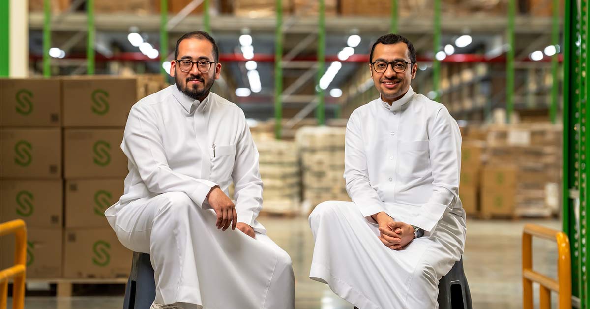 Salasa co-founders Hasan Alhazmi and Abdulmajeed Alyemni at the company headquarters