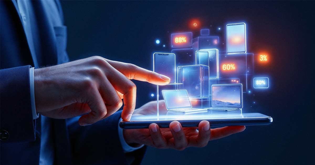 Programmatic advertising concept