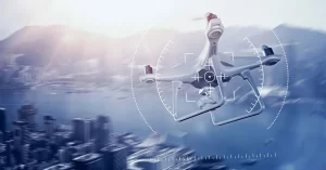An anti-drone jammer targets an unauthorized drone