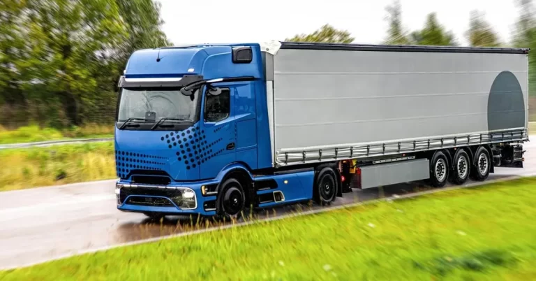 A customized heavy duty truck