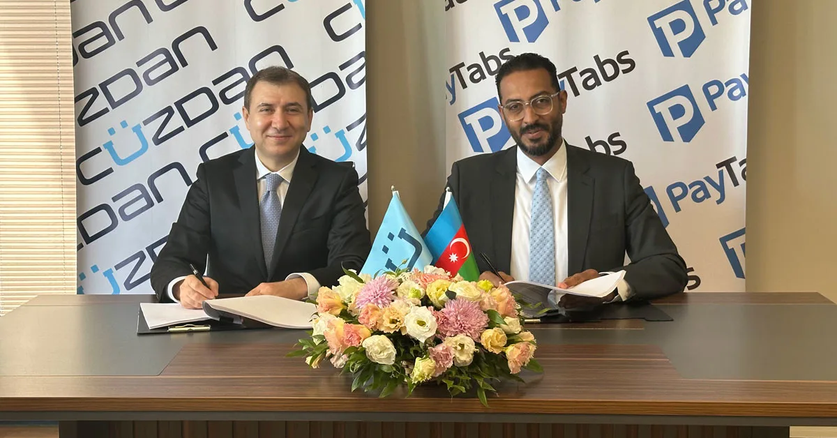 Mustafa Baltaci (left), CEO at Cuzdan, and Hany Soliman, Chief Growth and Dev Officer at PayTabs