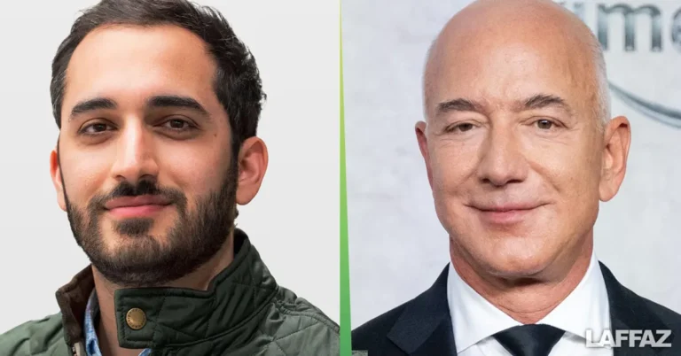 Ali Madani (Left), Co-founder & CEO, Profluent; Jeff Bezos