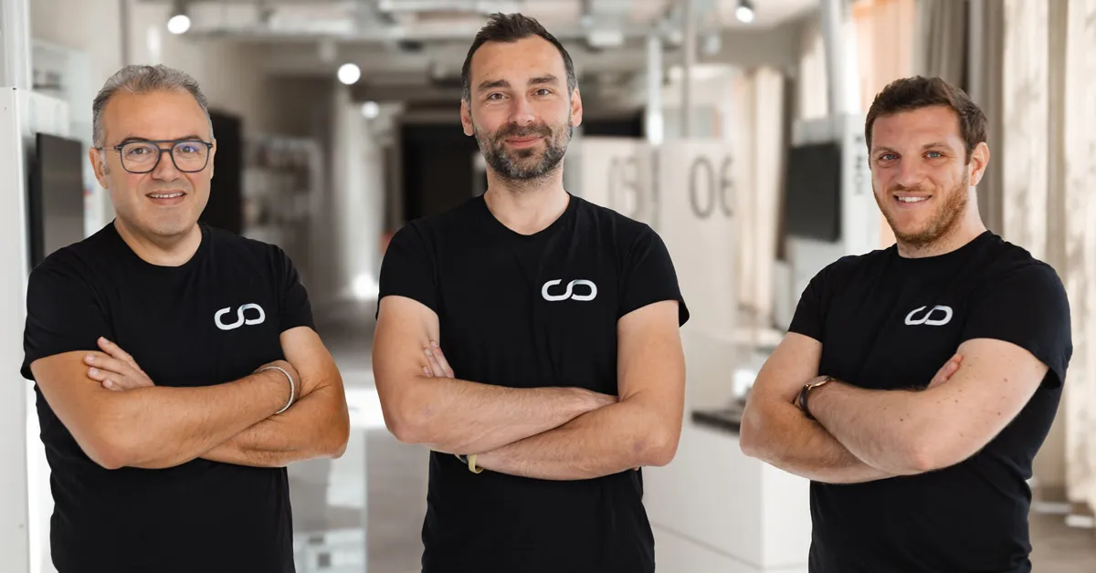 NicodIn Co-founders (Left to Right): Fabrice Raineri (CSO), Bruno Garbin (CTO), Francesco Manegatti (CEO)