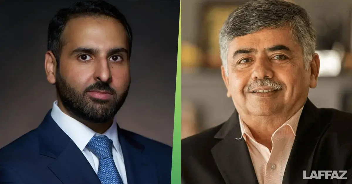 Neville Tata (left), and Bhaskar Bhat