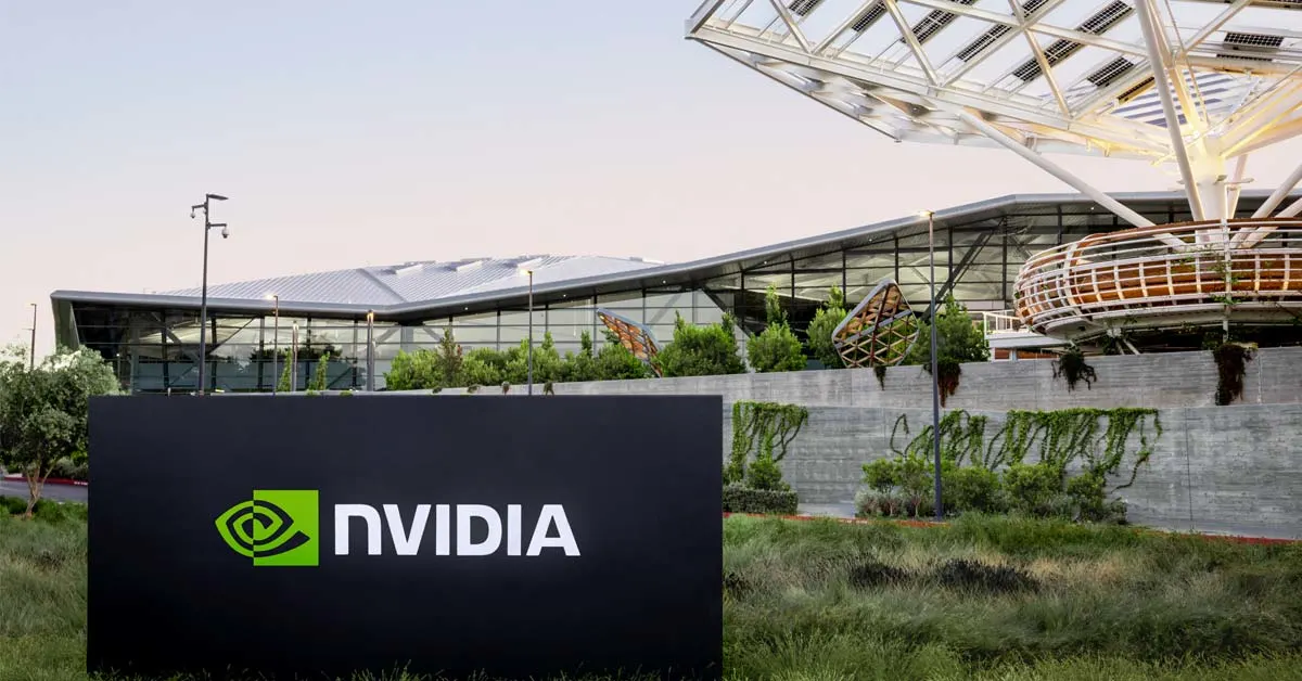 A still from Nvidia headquarters