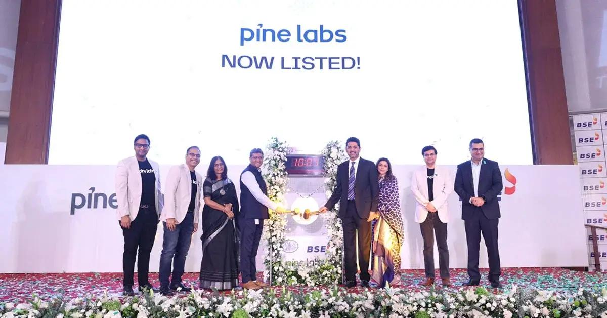 Pine Labs listed on Bombay Stock Exchange on November 14, 2025