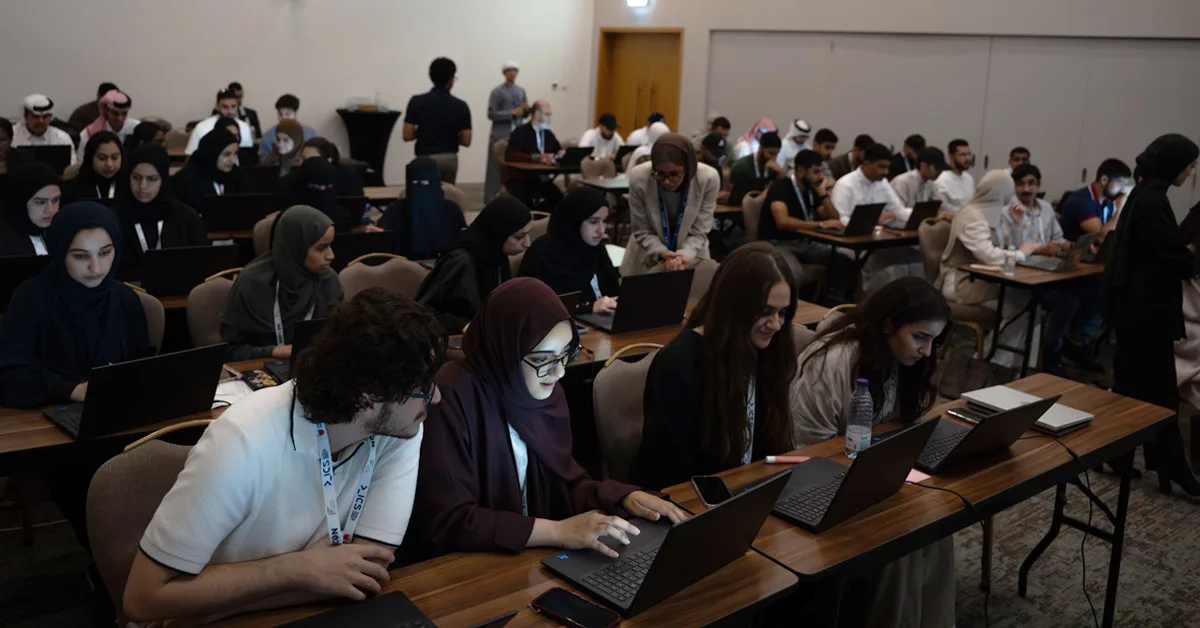 Bahraini Youth training in Cybersecurity at AICS 2025, Manama