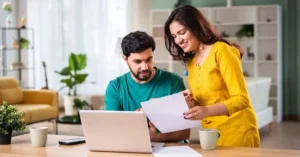 Husband-Wife duo discussing a business plan