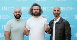 Halo AI Co-founders at the 1 Billion Followers Summit in Dubai