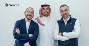 Vennre co-founders Ziad Mabsout, Abdulrahman AlMalik and Anas Halabi