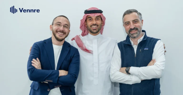 Vennre co-founders Ziad Mabsout, Abdulrahman AlMalik and Anas Halabi