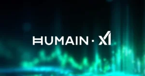 Official HUMAIN–xAI press graphic marking HUMAIN’s $3 billion Series E investment in Elon Musk’s AI company.