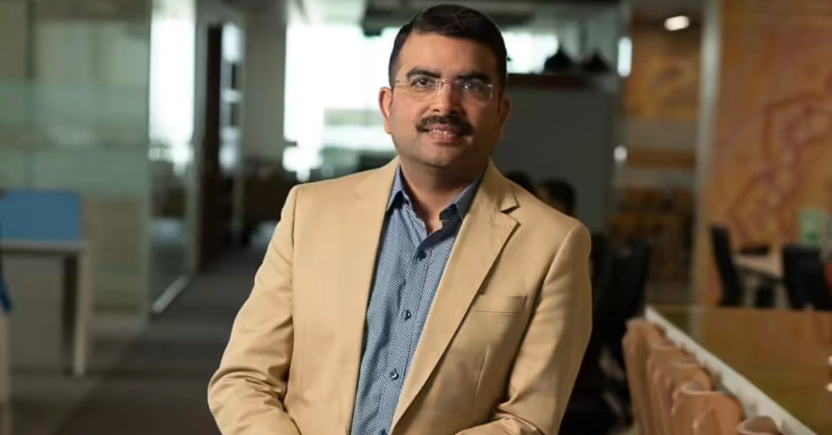 Portrait of Rishi Gupta, CEO of Fino Payments Bank