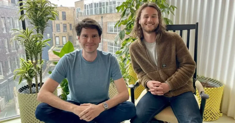 Chris Pedregal (left) and Sam Stephenson (right), co-founders of Granola, the London-based AI meeting app that raised $125 million in Series C funding at a $1.5 billion valuation in March 2026