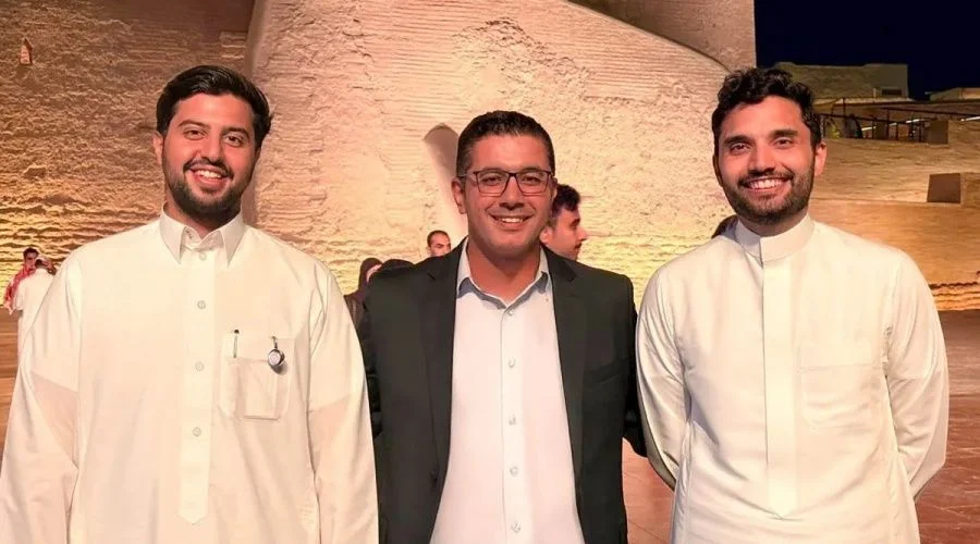 Founders of Rimal Semiconductors, a Saudi chip design startup working to build a domestic semiconductor ecosystem.