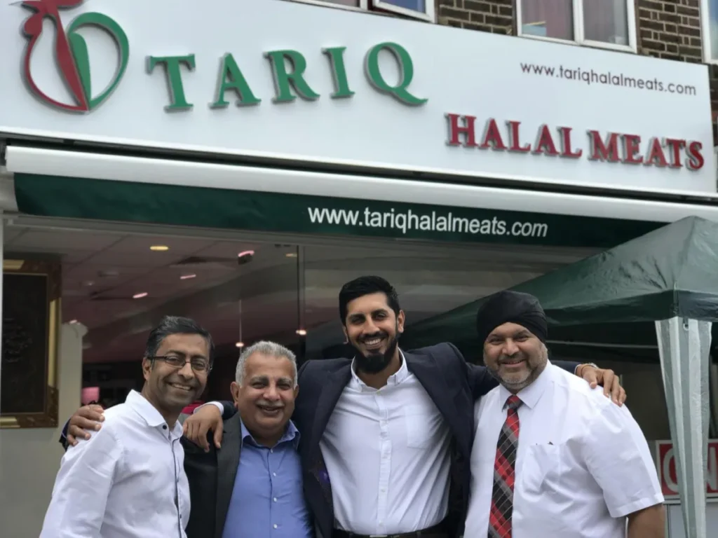 Tariq Halal Meats team at the South Harrow store launch in 2019