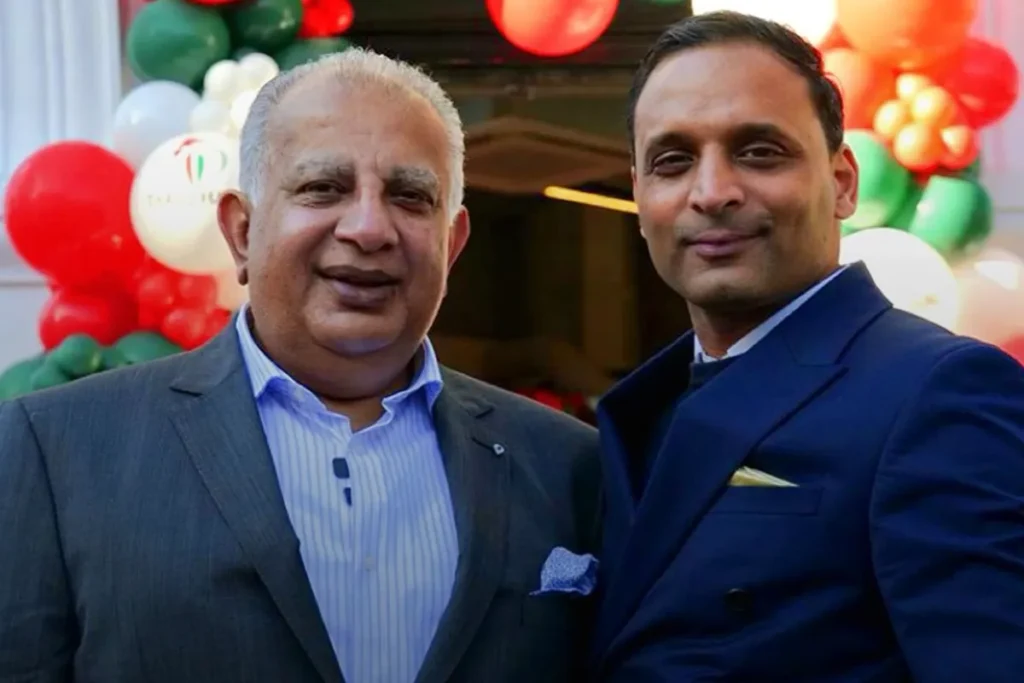 Tariq Sheikh (left), chairman of Tariq Halal Meats, and Kunal Patel (right), CEO of Tariq Halal Meats