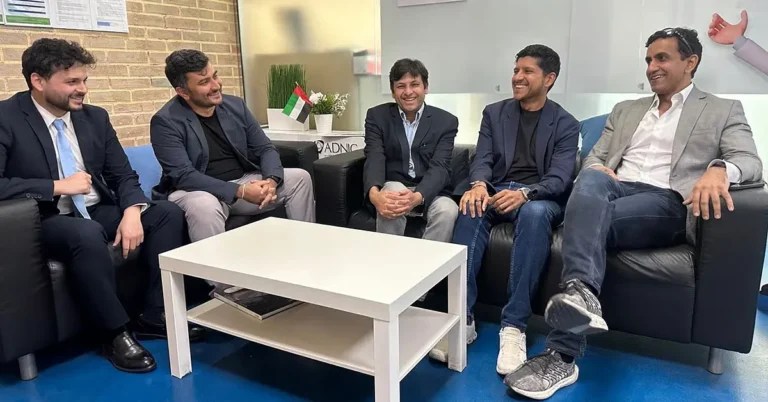 Team members of UAE-based healthtech company TruDoc Healthcare, which raised $15 million to expand its virtual healthcare services.