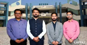 AITS co-founders with Rysen School campus, Rajasthan K-12 edtech network