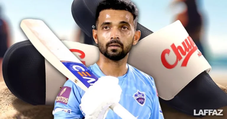 Cricketer Ajinkya Rahane in brand collaboration with Chupps open footwear